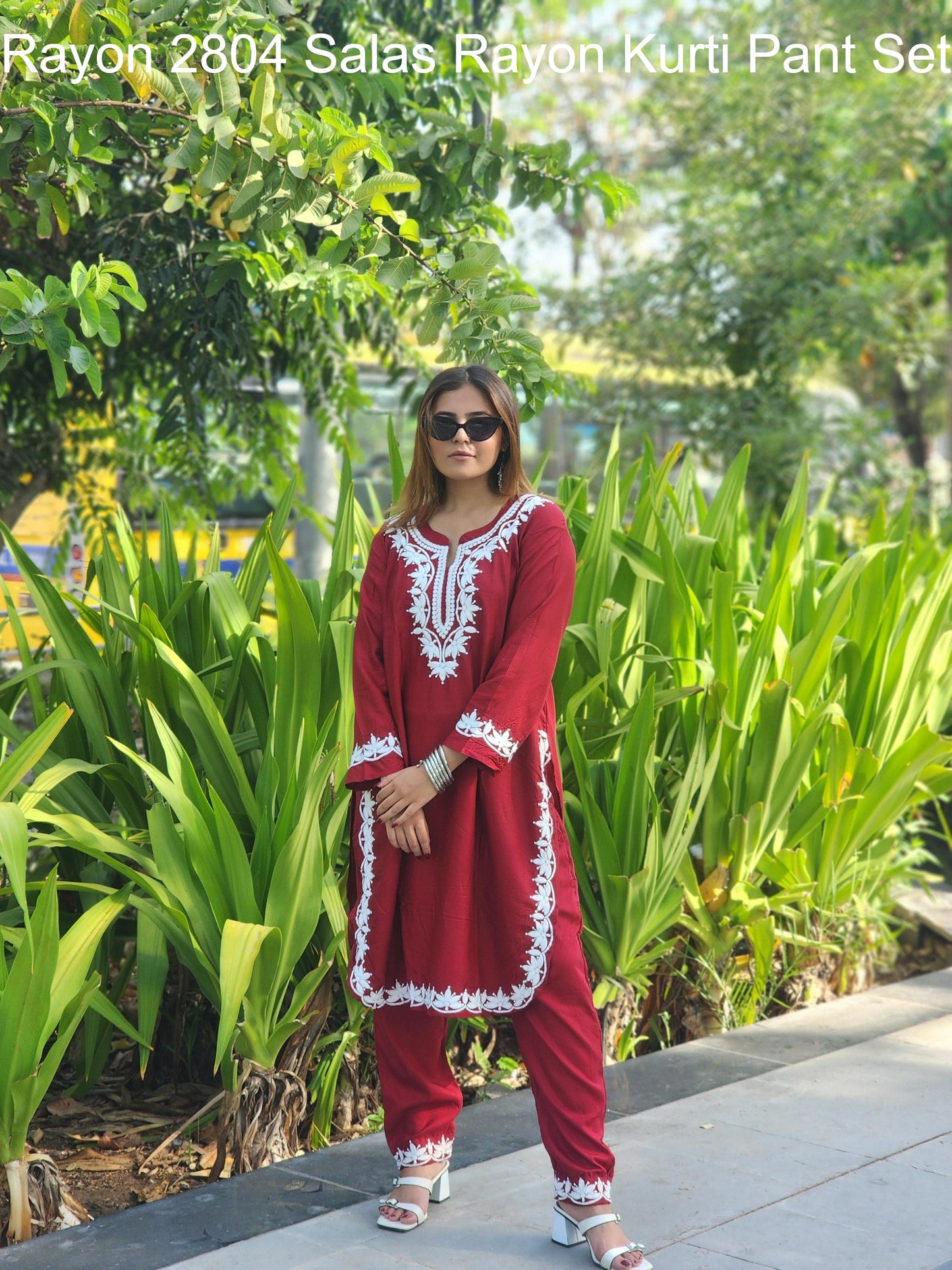 Rayon 2804 Salas Rayon Kurti Pant Set