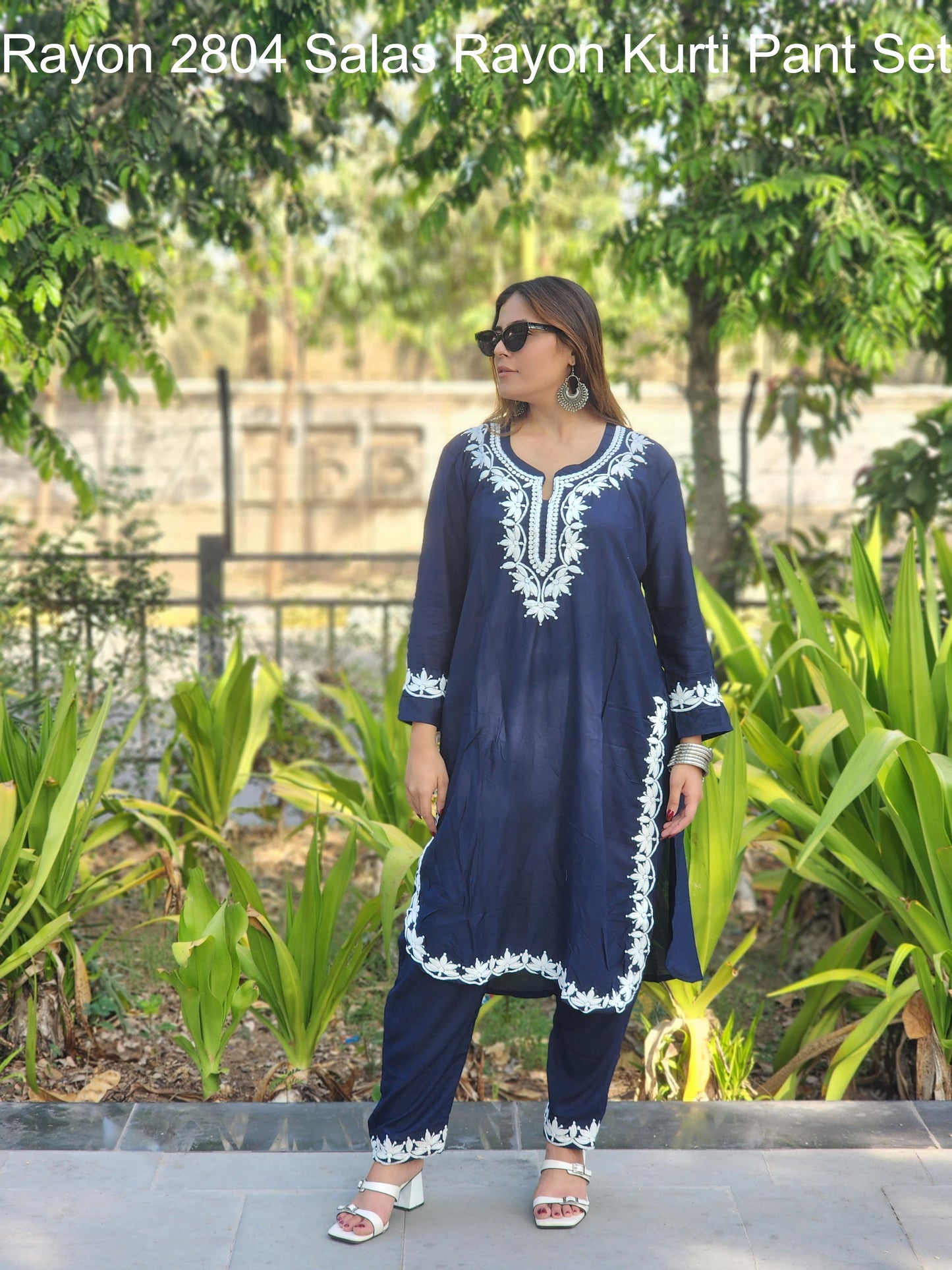 Rayon 2804 Salas Rayon Kurti Pant Set