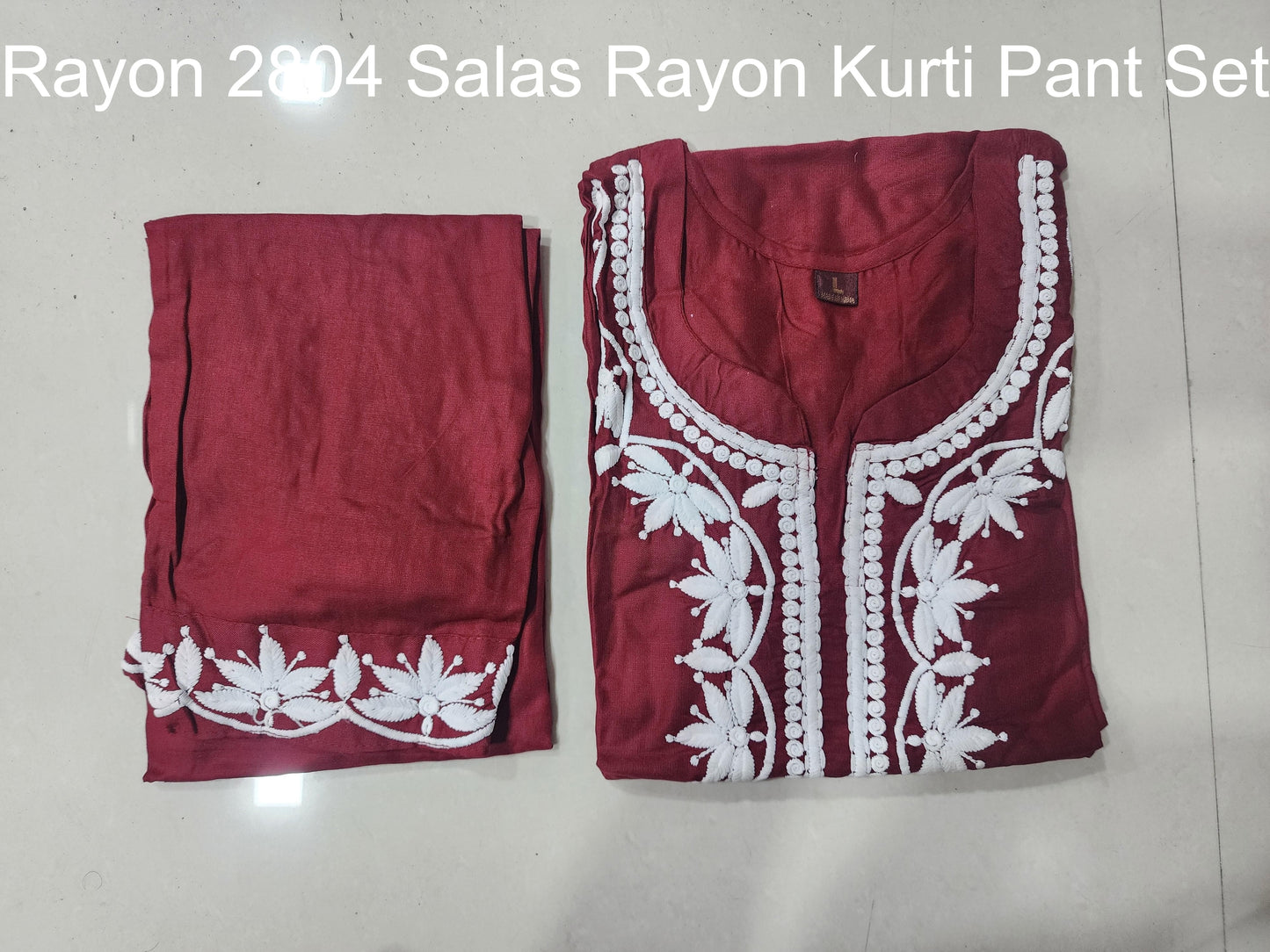 Rayon 2804 Salas Rayon Kurti Pant Set