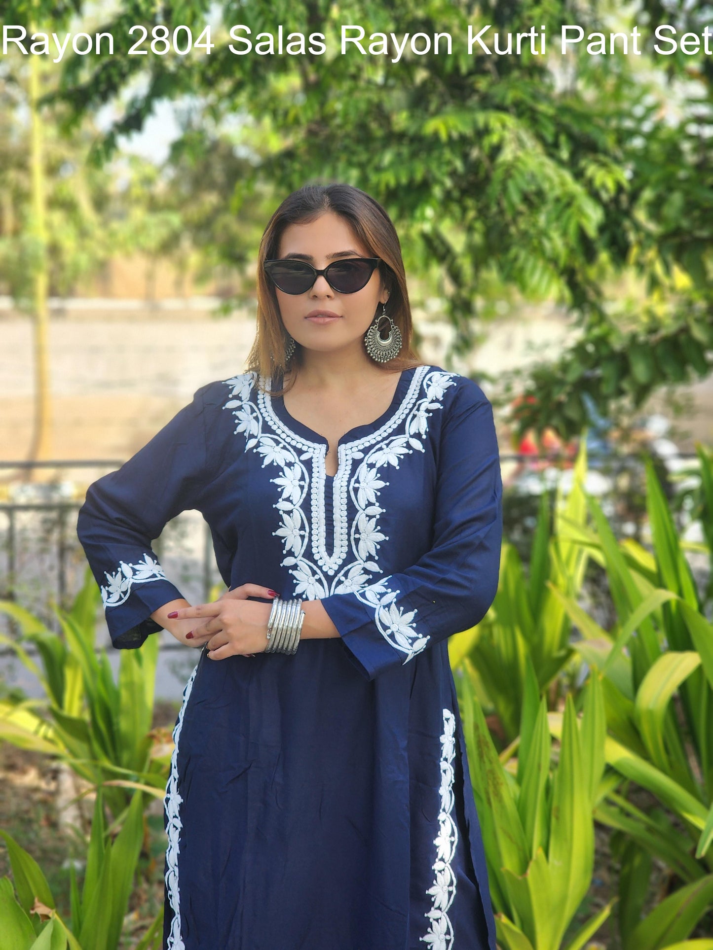 Rayon 2804 Salas Rayon Kurti Pant Set