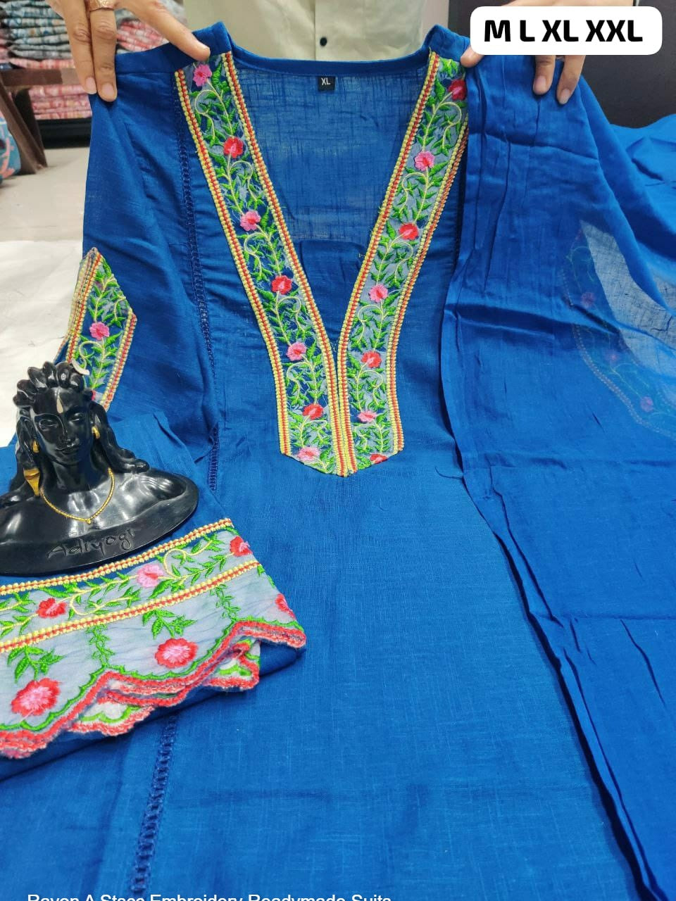 Rayon A Stscc Embroidery Readymade Suits