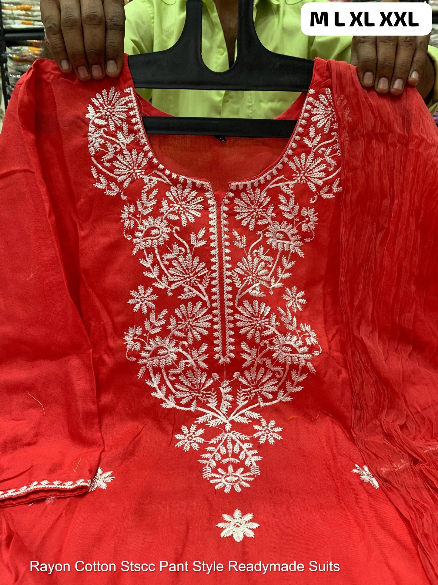 Rayon Cotton Stscc Pant Style Readymade Suits