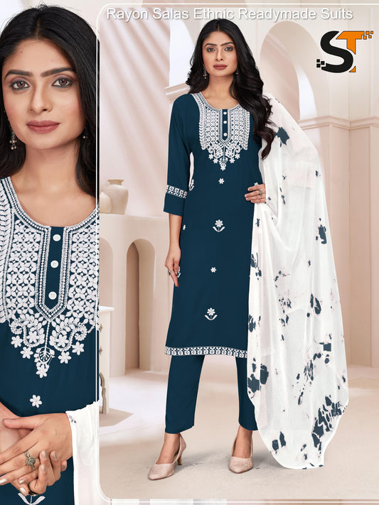 Rayon Salas Ethnic Readymade Suits