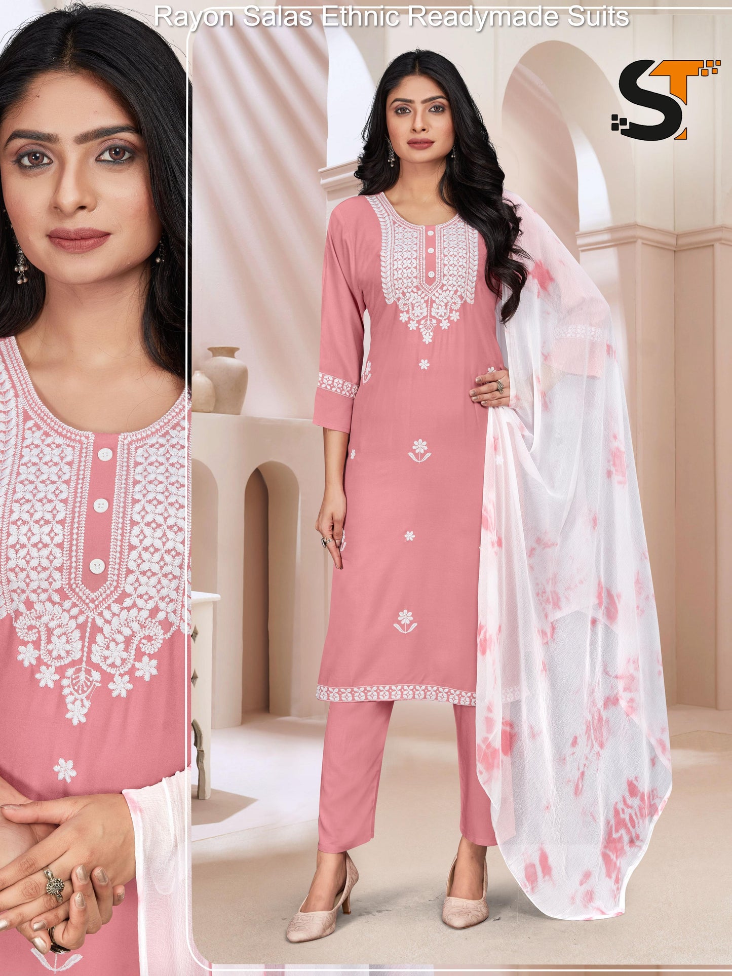 Rayon Salas Ethnic Readymade Suits