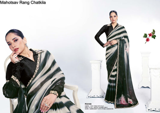 Rc6106 Rang Chatkila Mahotsav Satin Silk Sarees