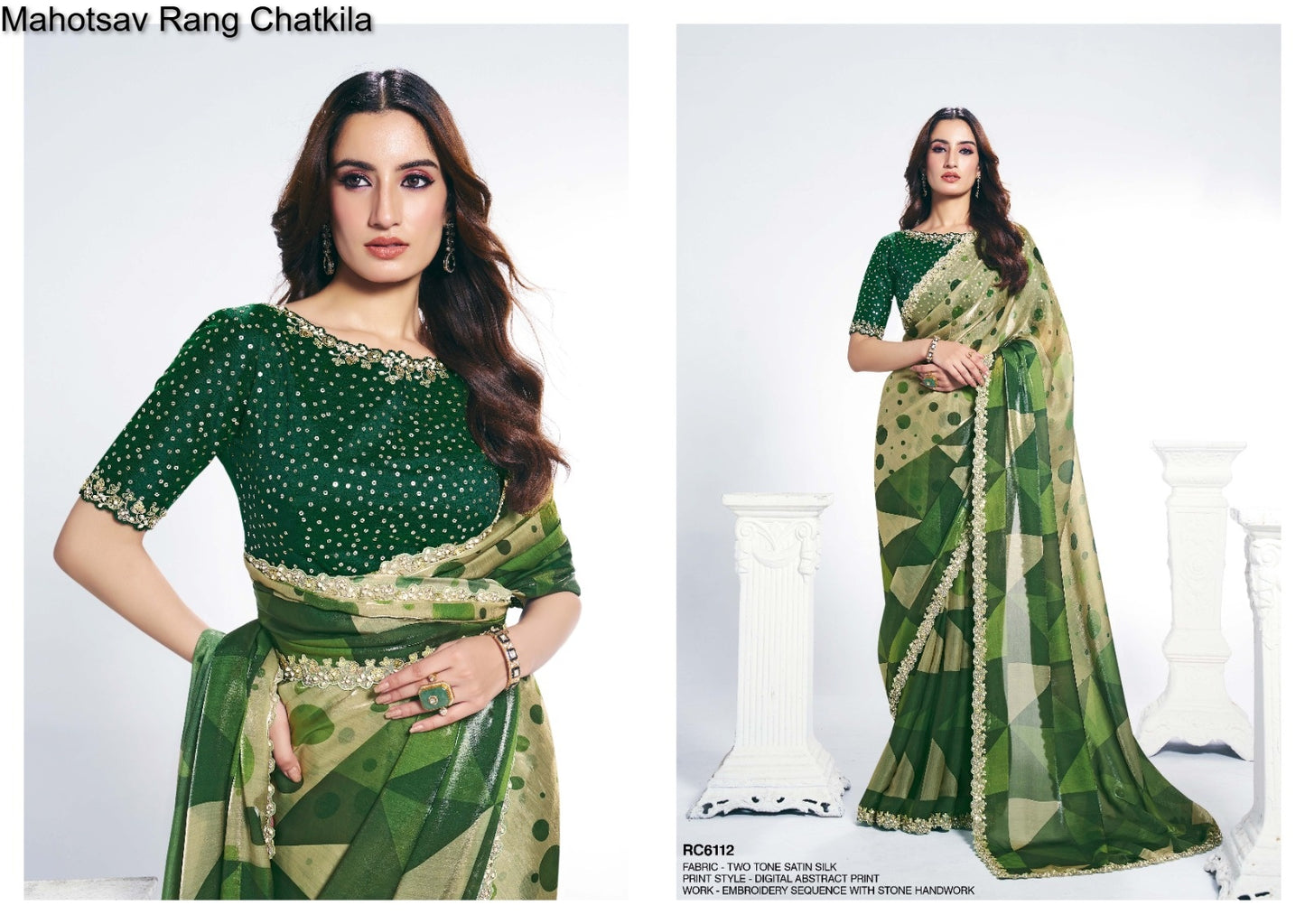 Rc6112 Rang Chatkila Mahotsav Satin Silk Sarees