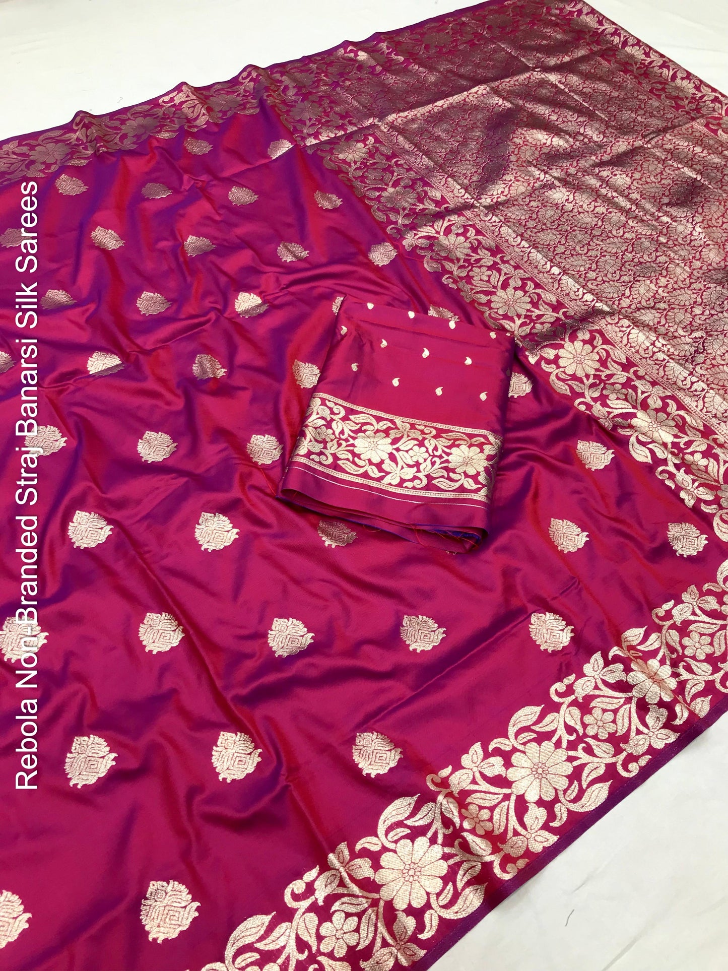 Rebola Non-Branded Straj Banarsi Silk Sarees