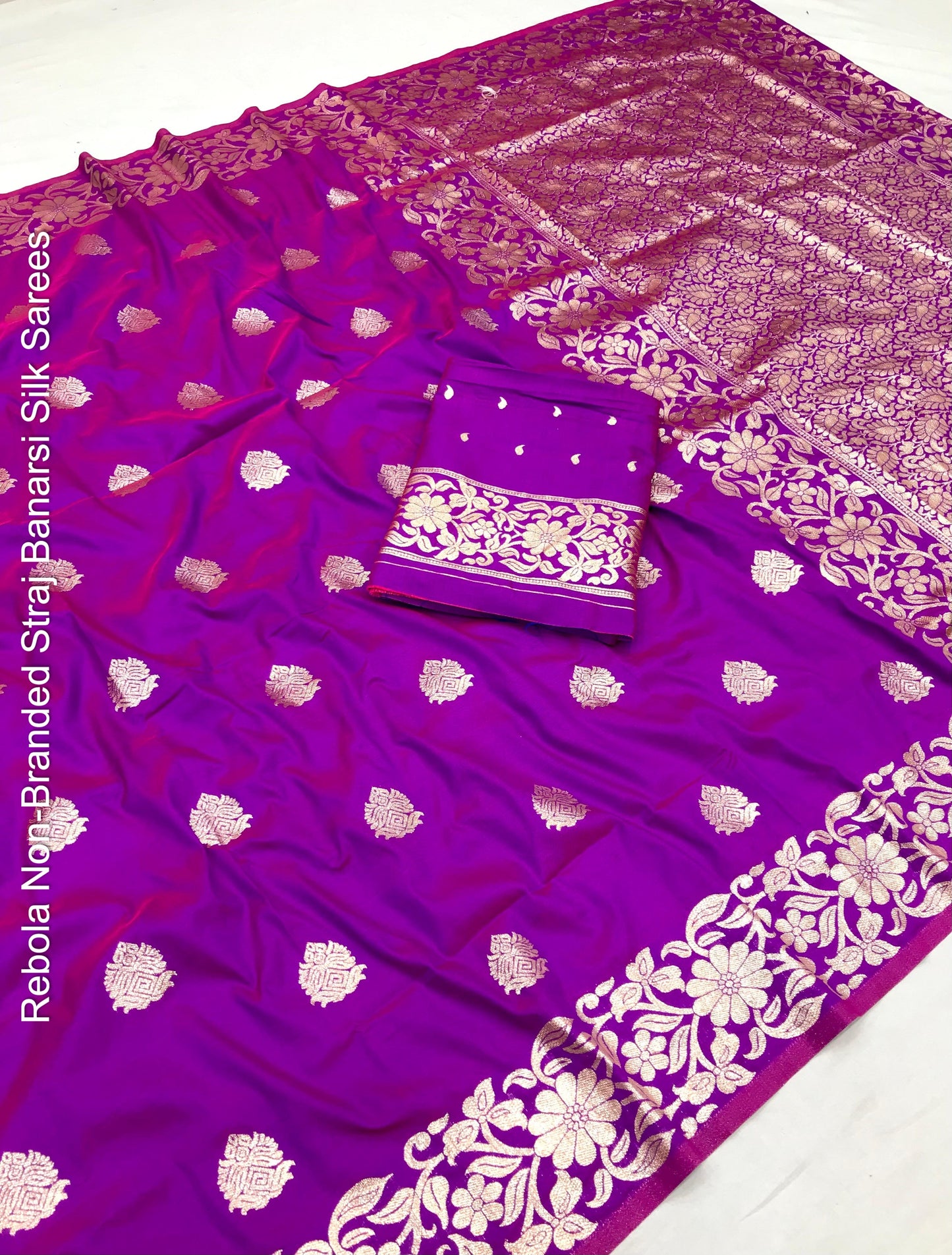 Rebola Non-Branded Straj Banarsi Silk Sarees