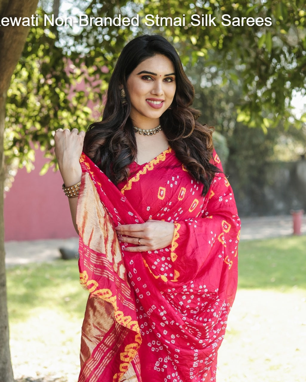 Rewati Non-Branded Stmai Silk Sarees
