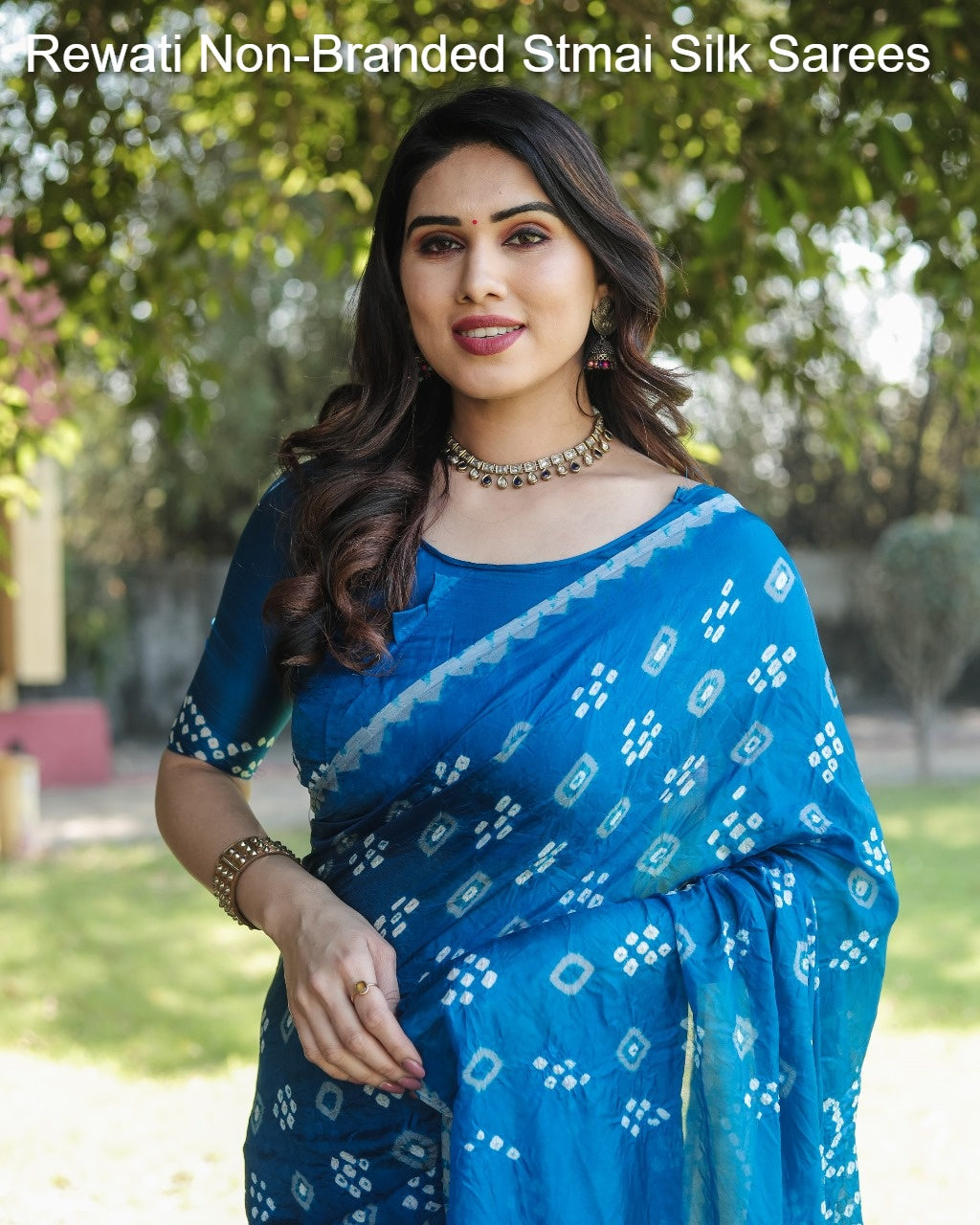 Rewati Non-Branded Stmai Silk Sarees