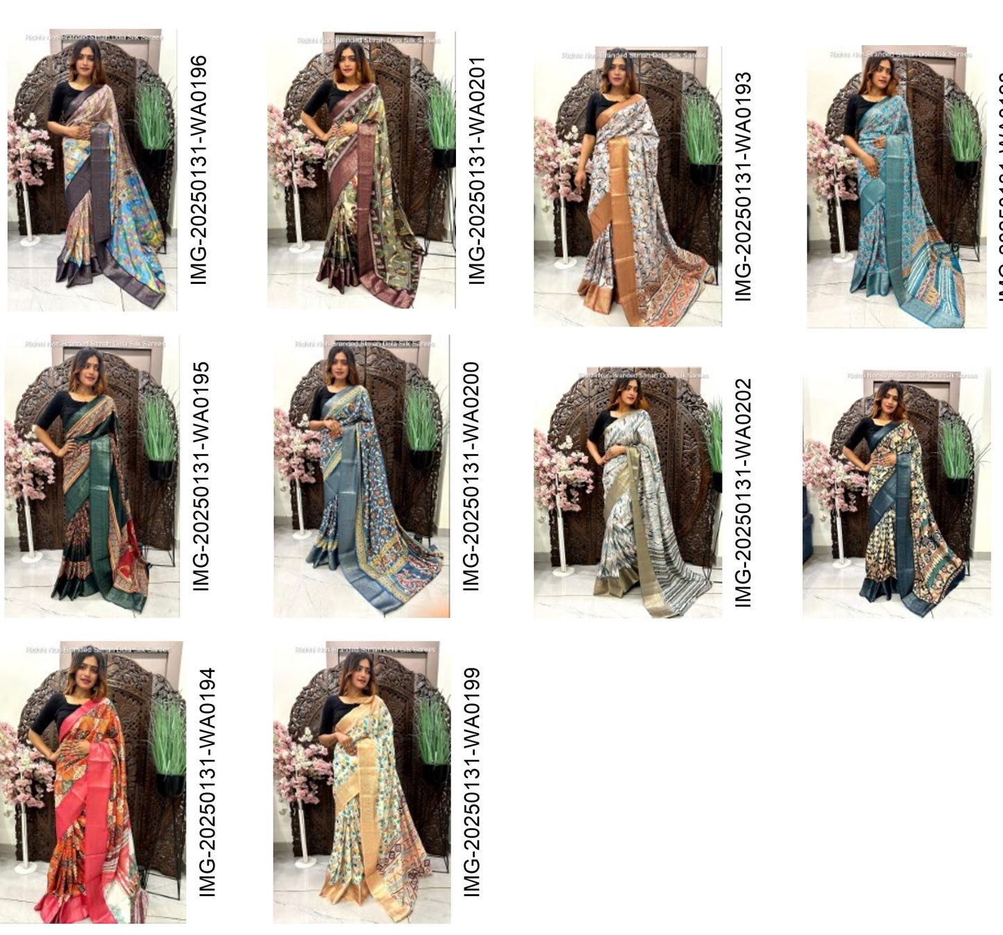 Ridhhi Non-Branded Stmah Dola Silk Sarees