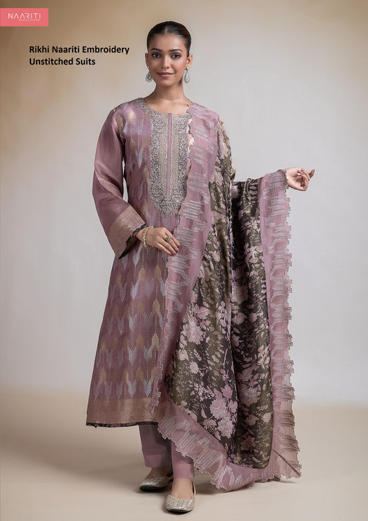 Rikhi Naariti Embroidery Unstitched Suits