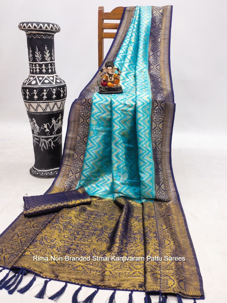 Rima Non-Branded Stmai Kanjivaram Pattu Sarees