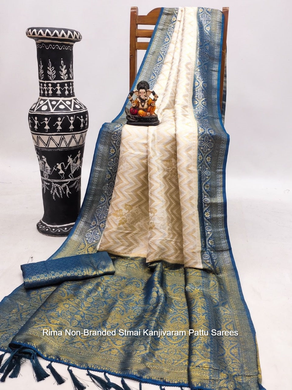 Rima Non-Branded Stmai Kanjivaram Pattu Sarees