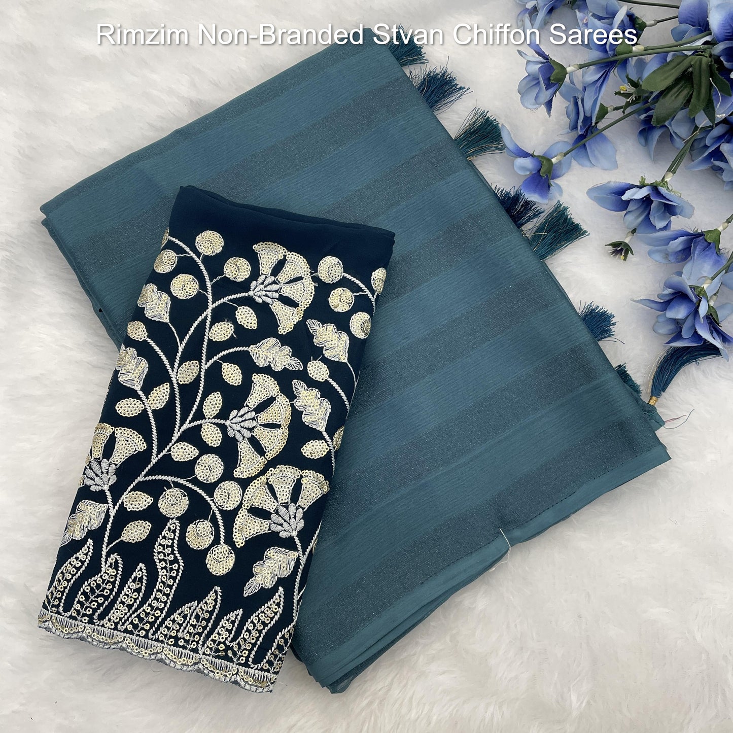 Rimzim Non-Branded Stvan Chiffon Sarees