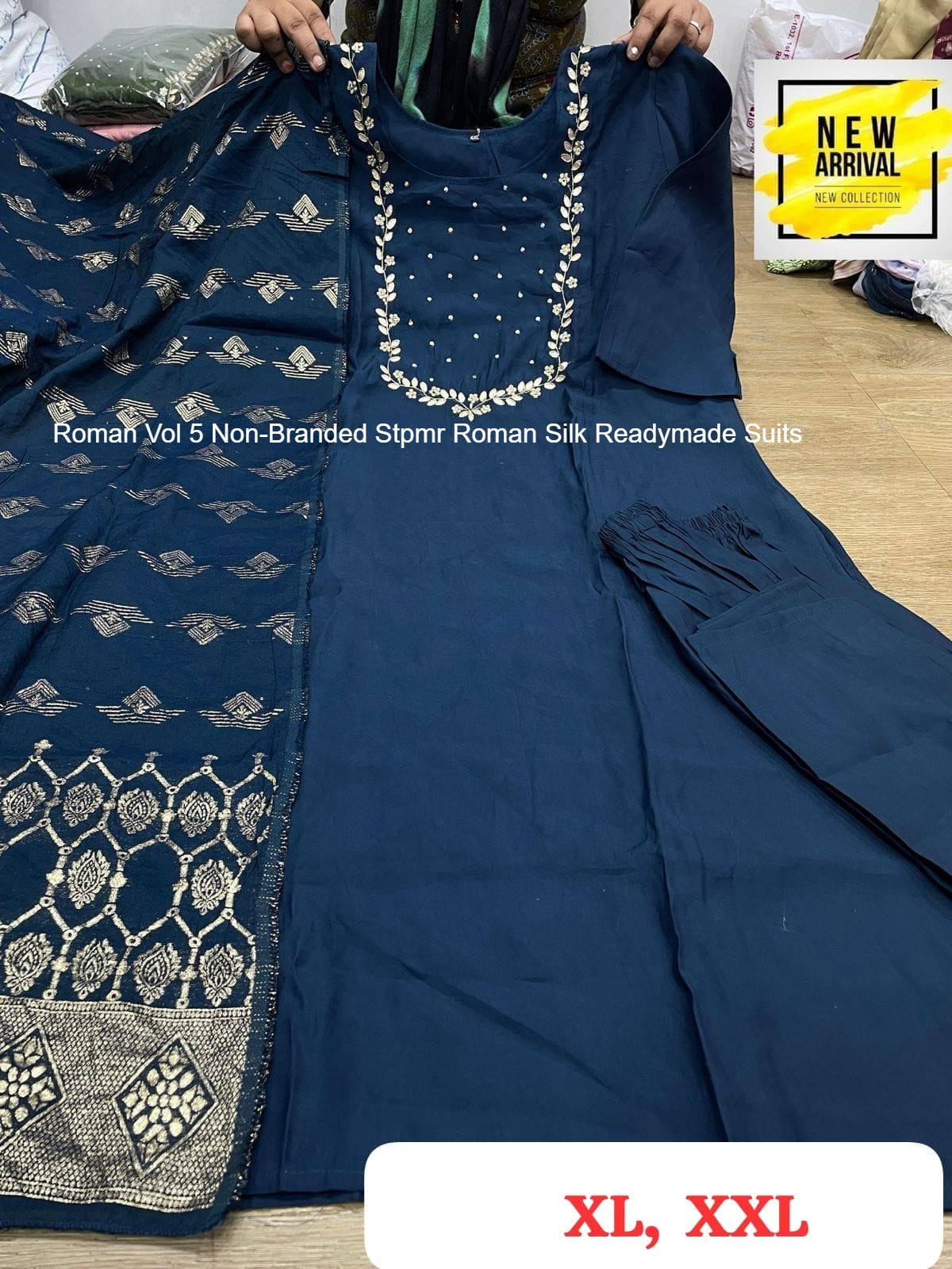 Roman Vol 5 Non-Branded Stpmr Roman Silk Readymade Suits