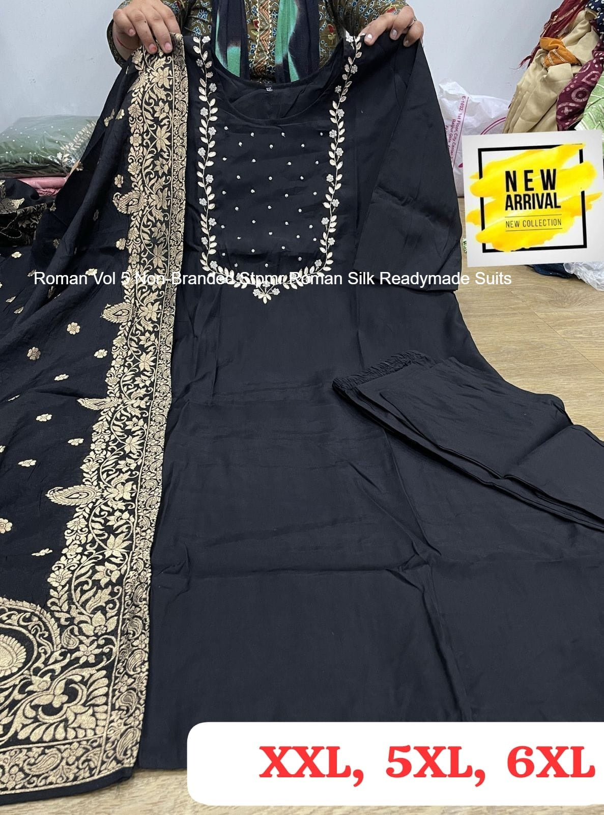 Roman Vol 5 Non-Branded Stpmr Roman Silk Readymade Suits