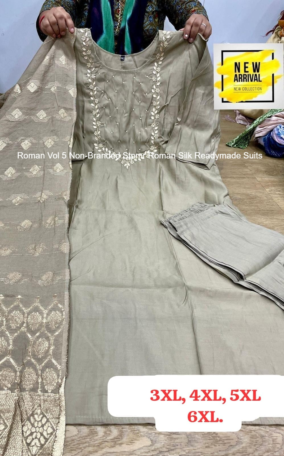 Roman Vol 5 Non-Branded Stpmr Roman Silk Readymade Suits