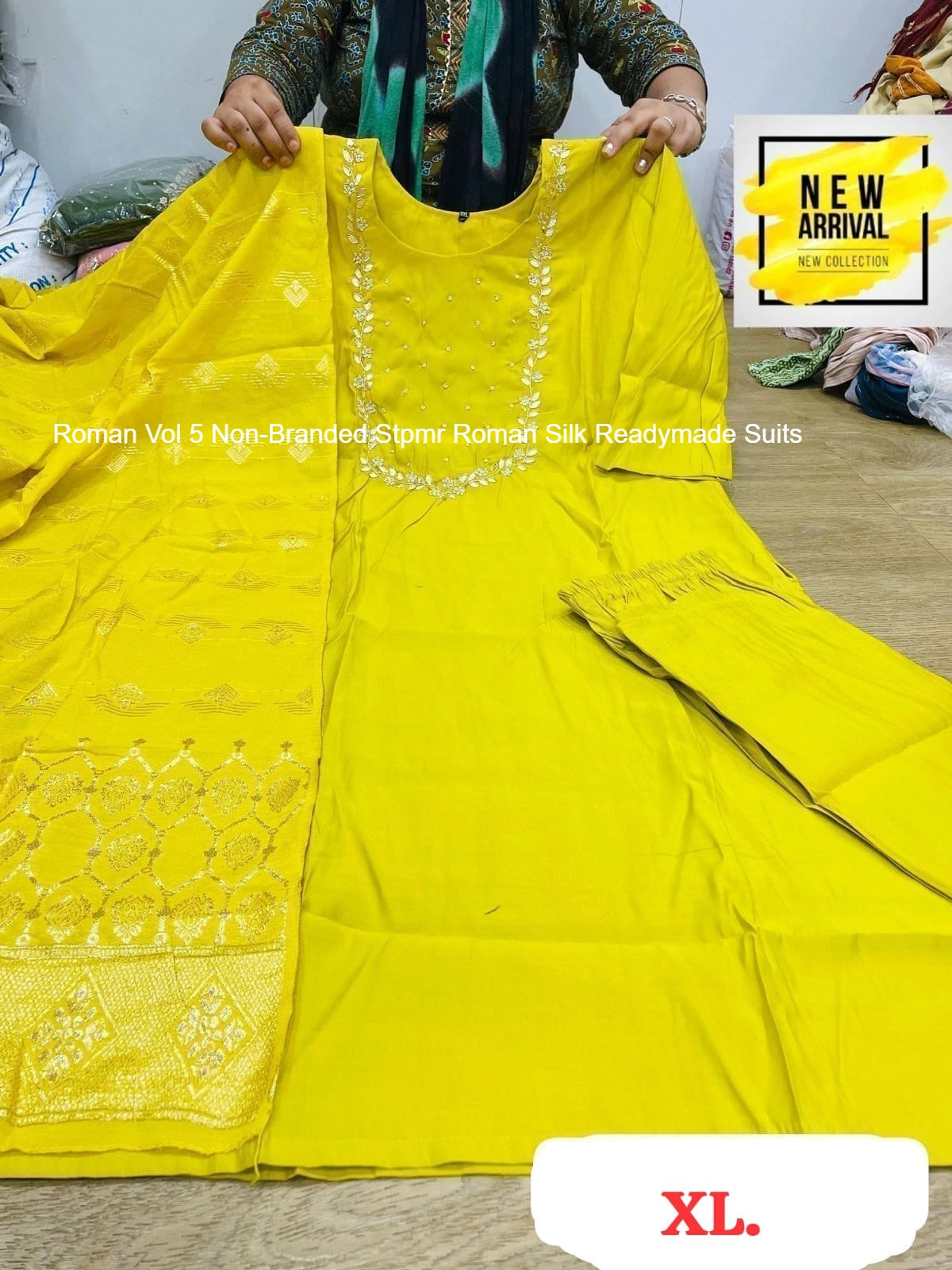 Roman Vol 5 Non-Branded Stpmr Roman Silk Readymade Suits