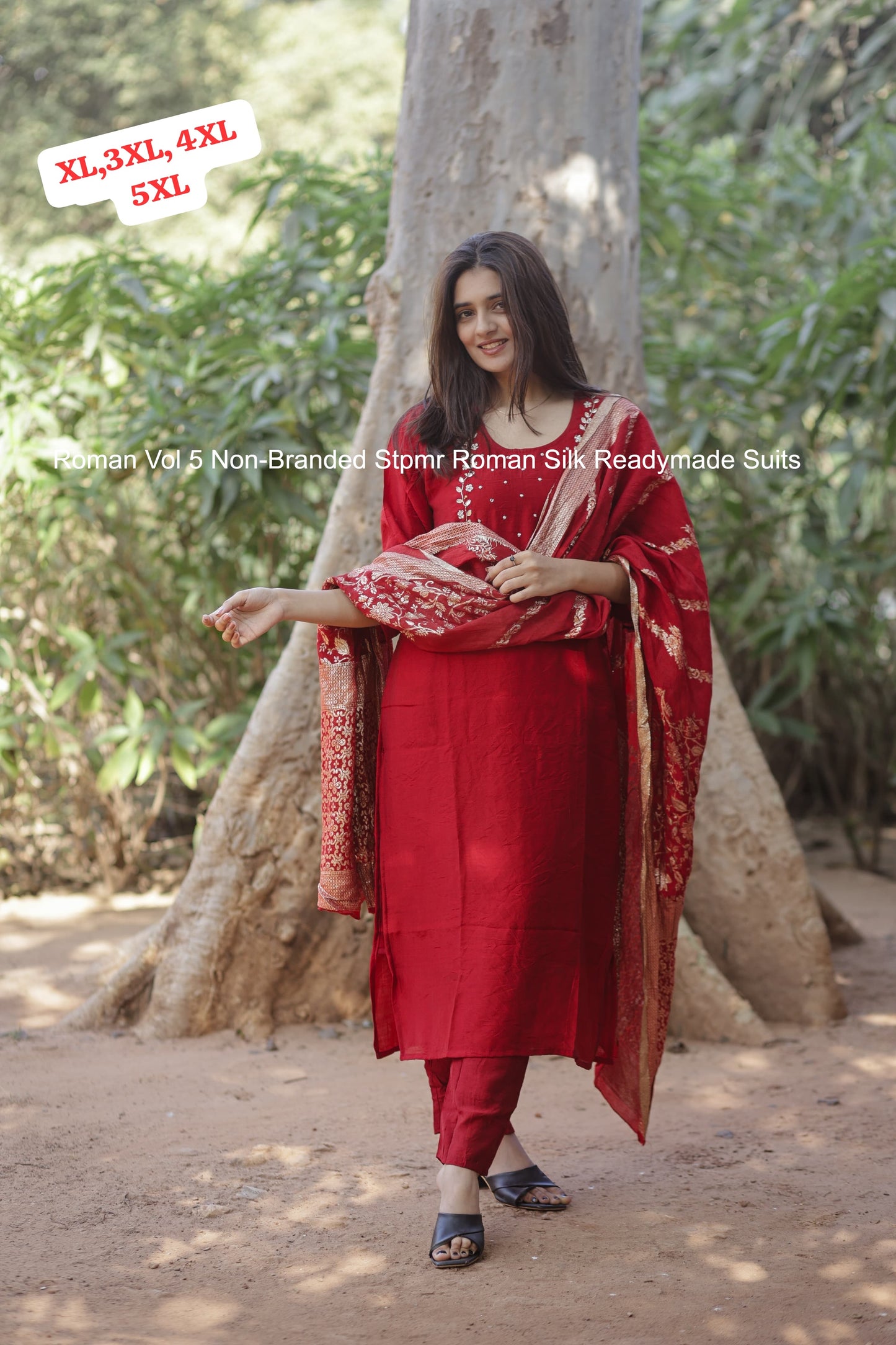 Roman Vol 5 Non-Branded Stpmr Roman Silk Readymade Suits