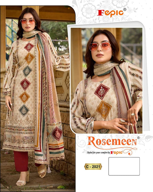 Rosemeen C- 2021 Fepic Embroidery Pakistani Salwar Suits