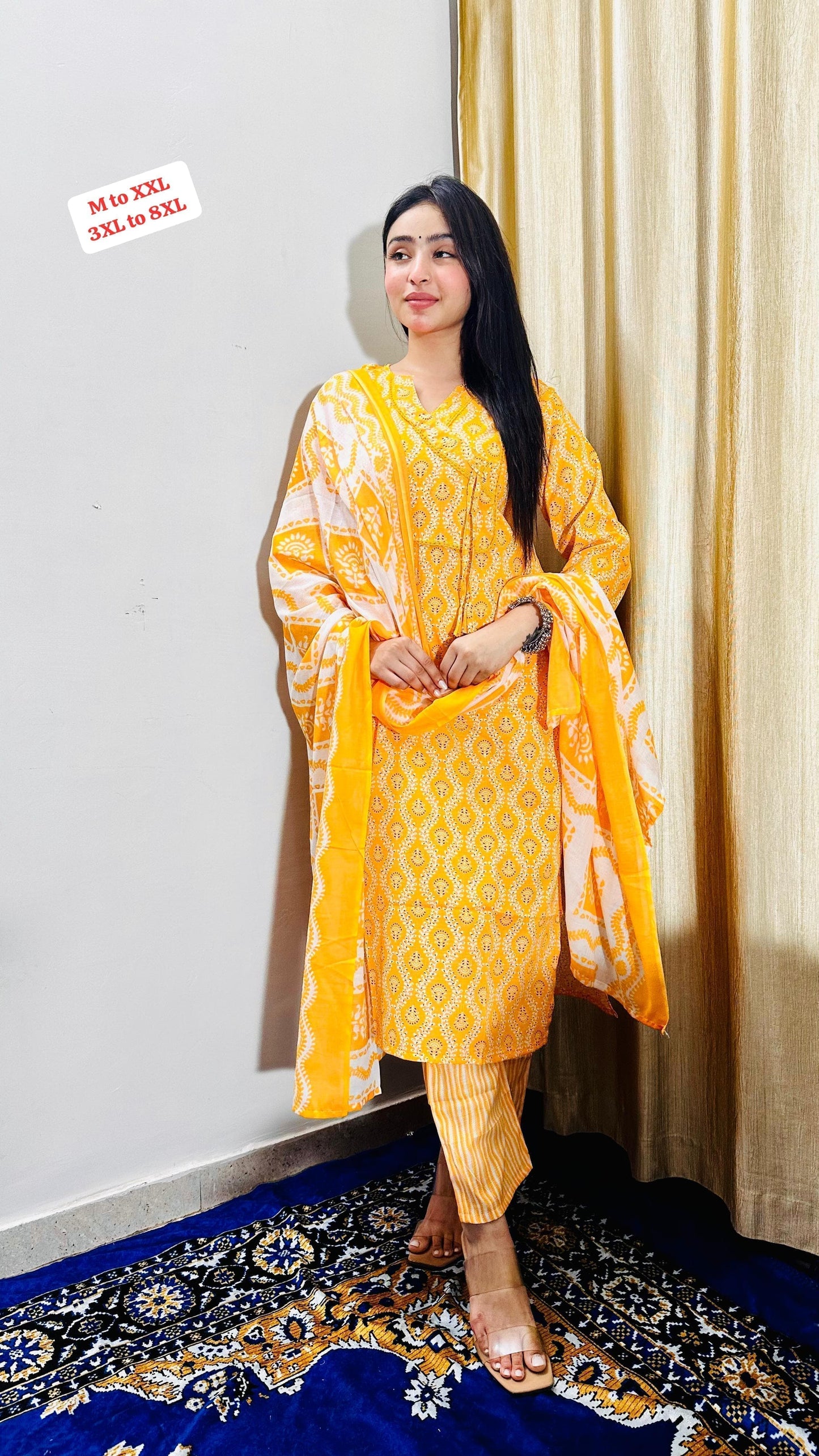 Round Neck Non-Branded Stpmr Cotton Readymade Suits