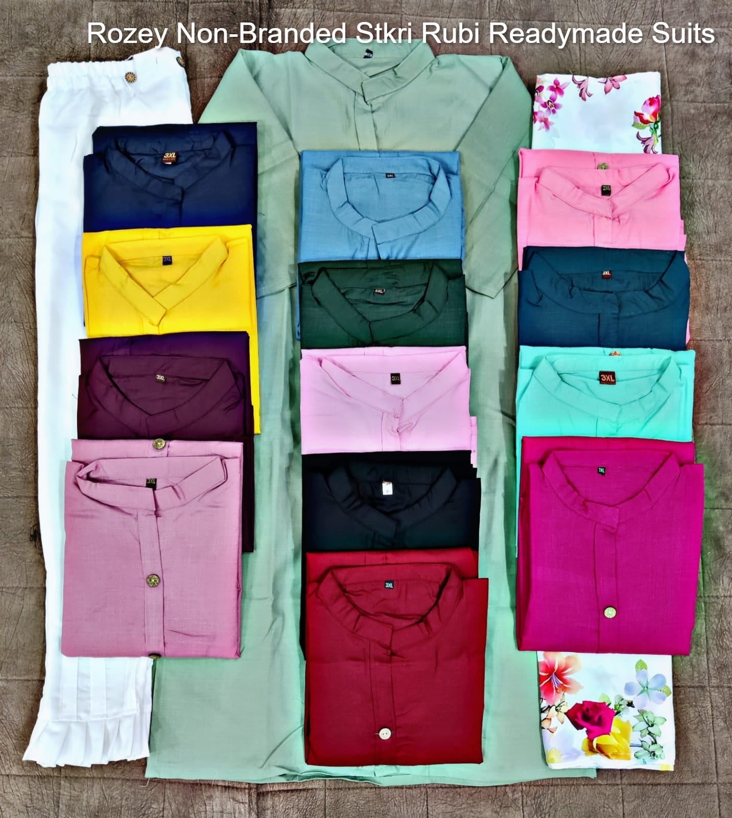 Rozey Non-Branded Stkri Rubi Readymade Suits