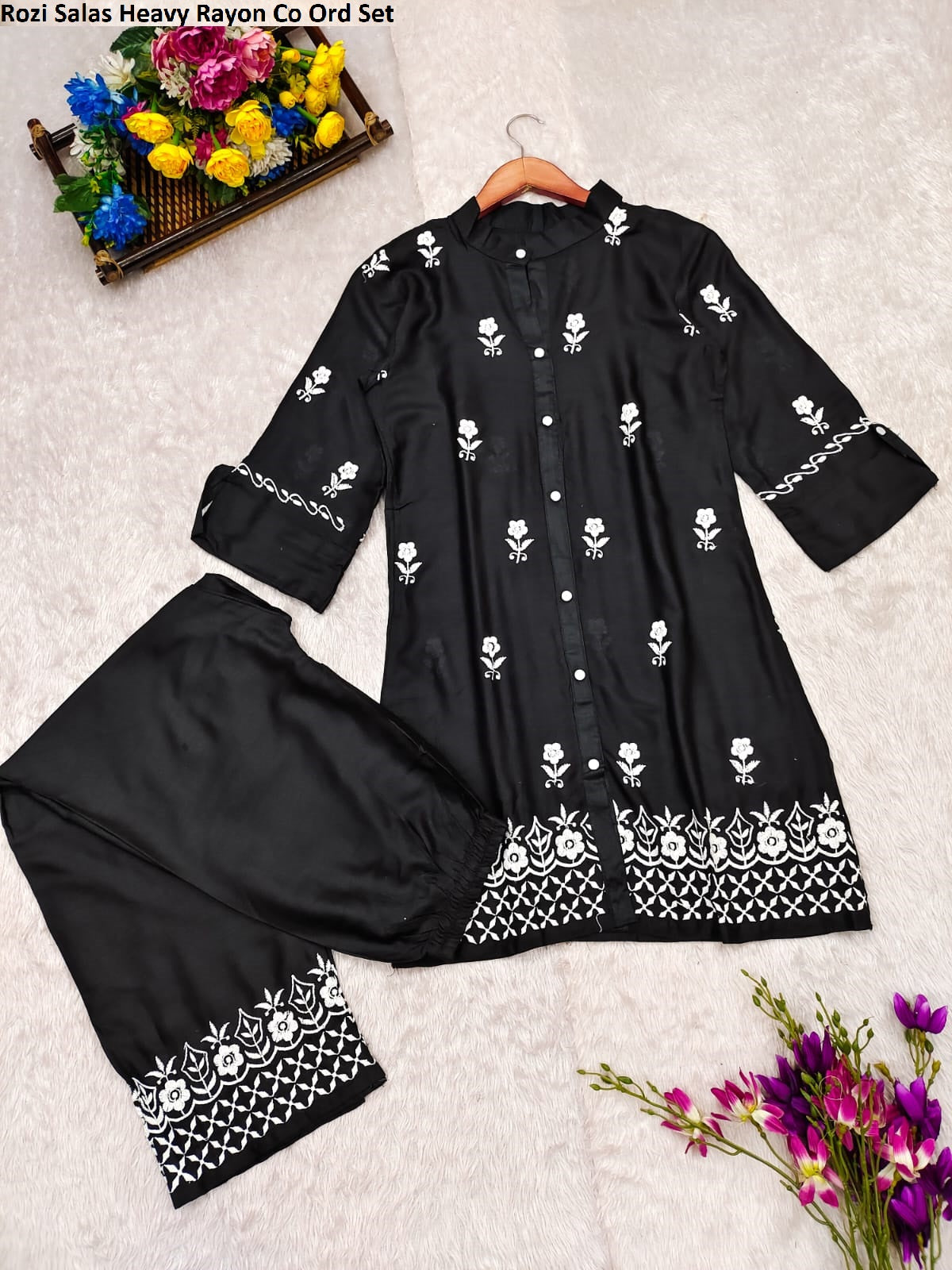 Rozi Salas Heavy Rayon Co Ord Set