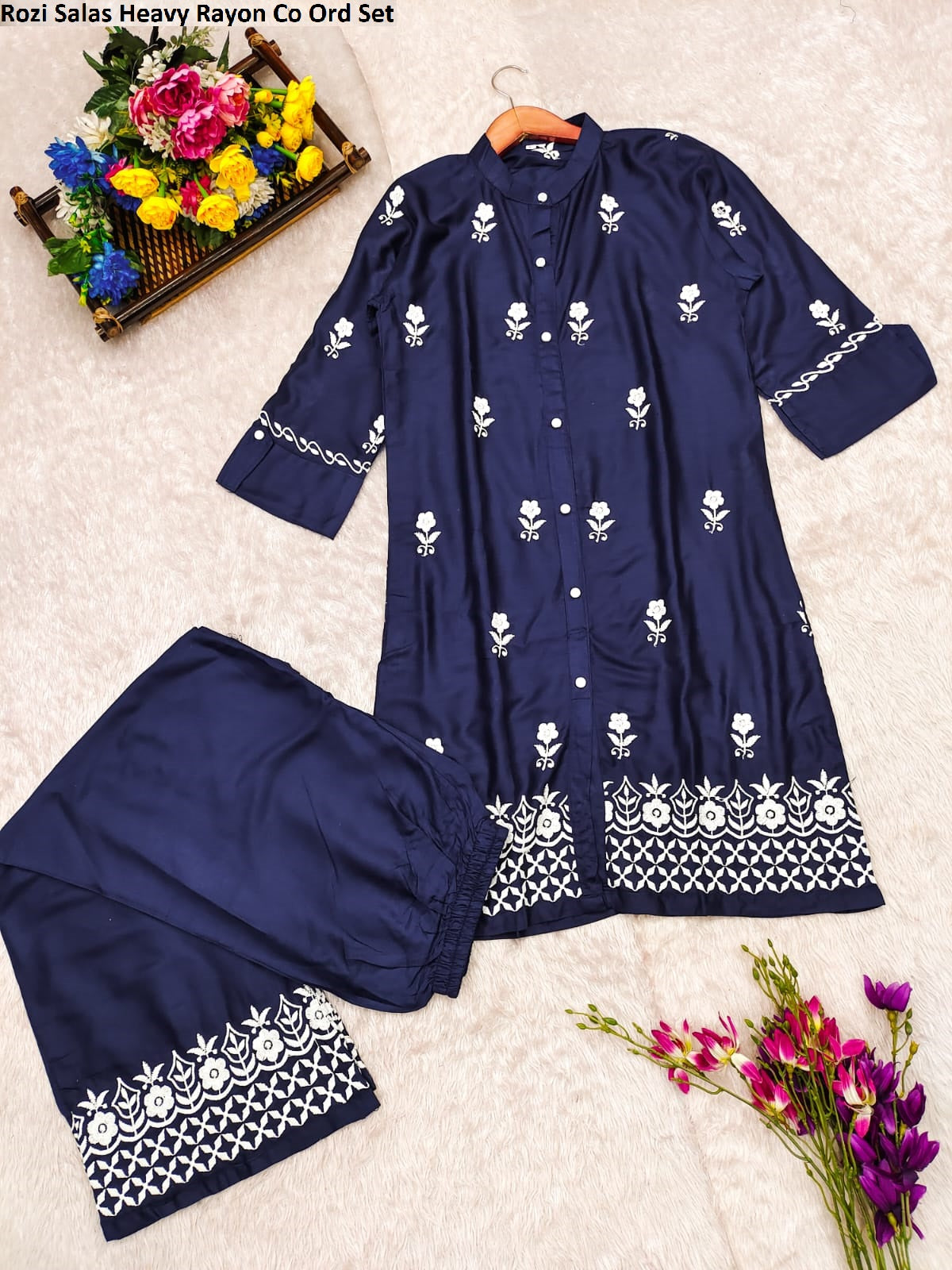 Rozi Salas Heavy Rayon Co Ord Set