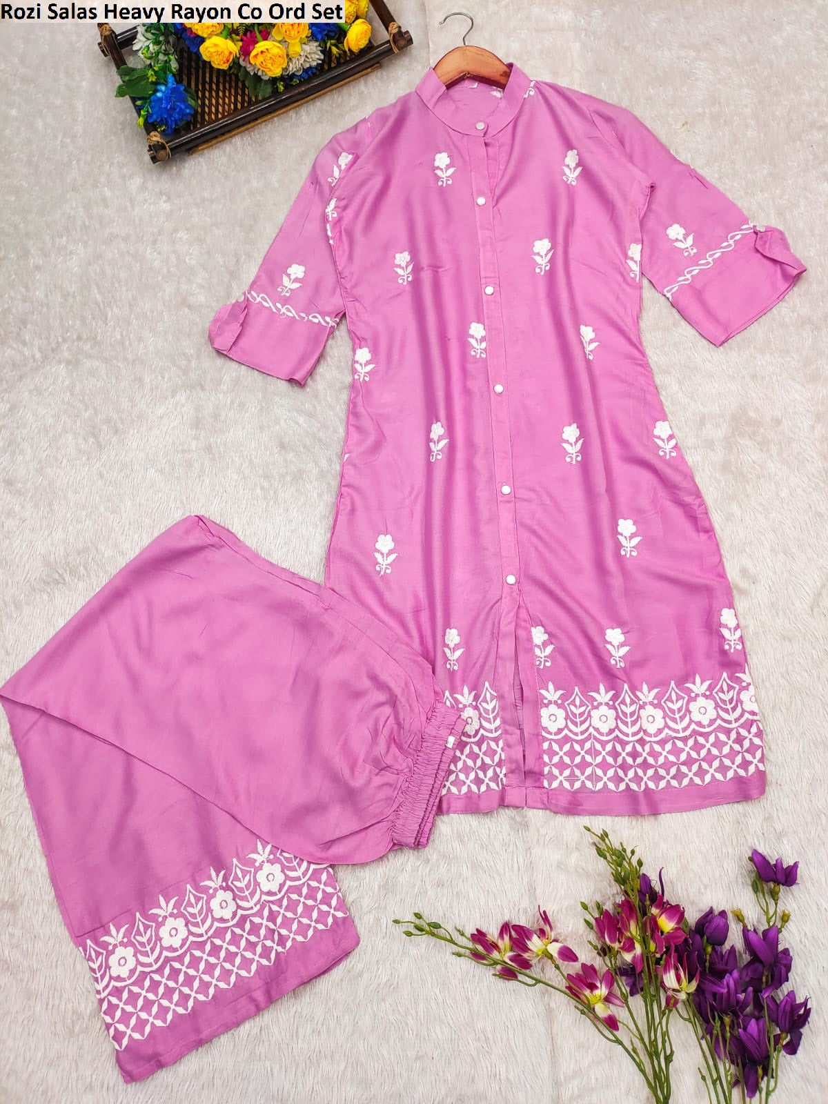 Rozi Salas Heavy Rayon Co Ord Set
