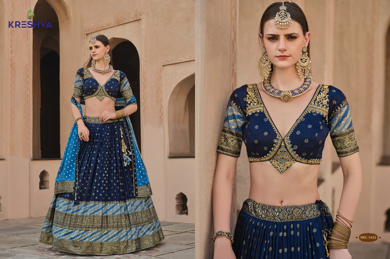 Rrc-1433 Vamika Kreshva Print Lehenga Choli