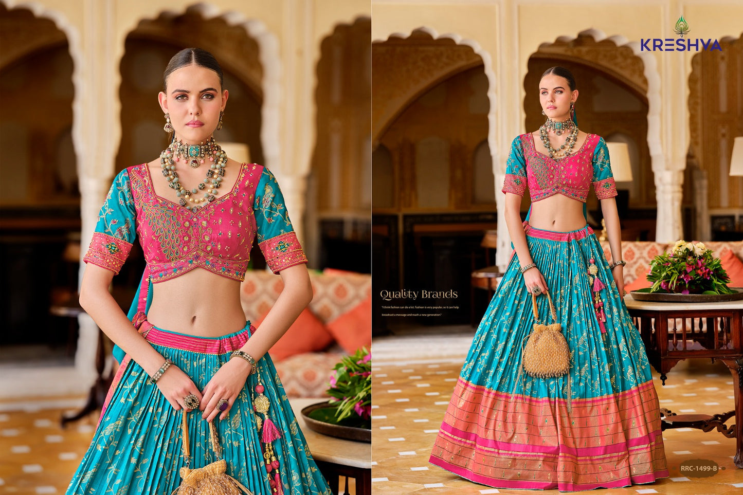 Rrc-1499B Vamika Kreshva Print Lehenga Choli