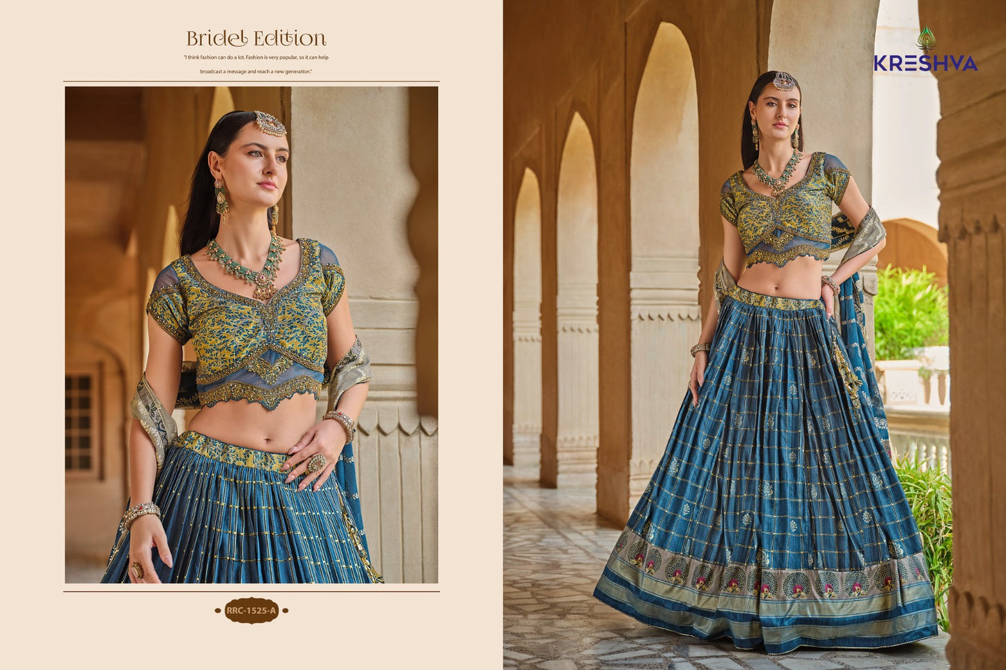Rrc-1525 A Vamika Kreshva Print Lehenga Choli