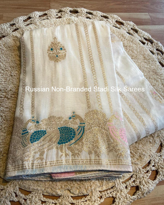 Russian Non-Branded Stadi Silk Sarees