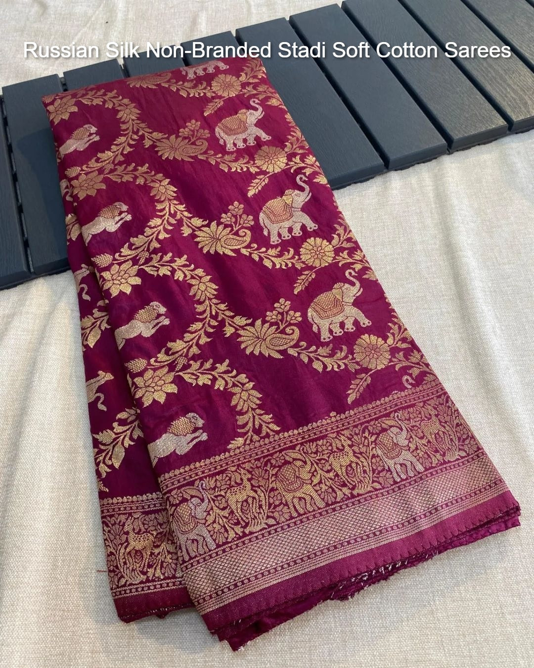 Russian Silk Non-Branded Stadi Soft Cotton Sarees