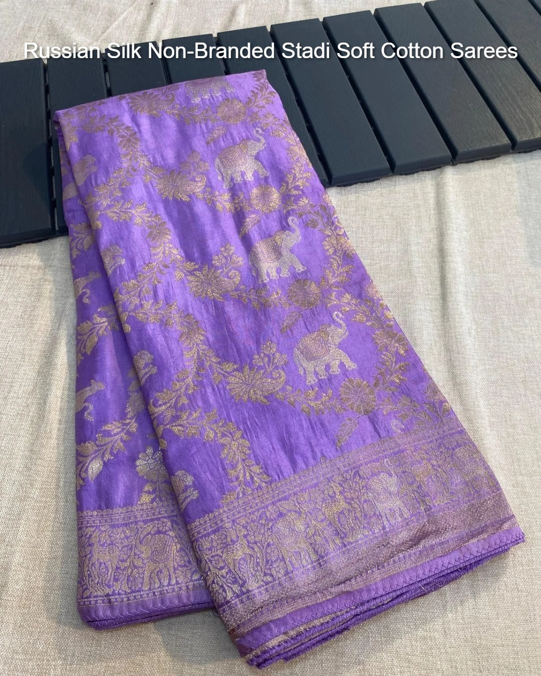 Russian Silk Non-Branded Stadi Soft Cotton Sarees