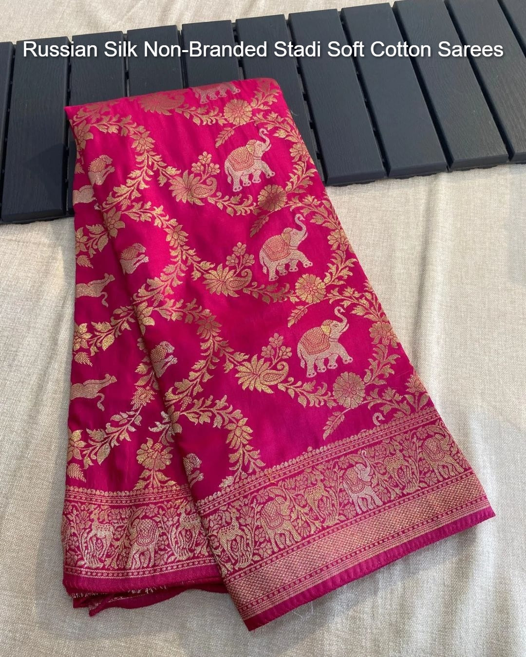 Russian Silk Non-Branded Stadi Soft Cotton Sarees