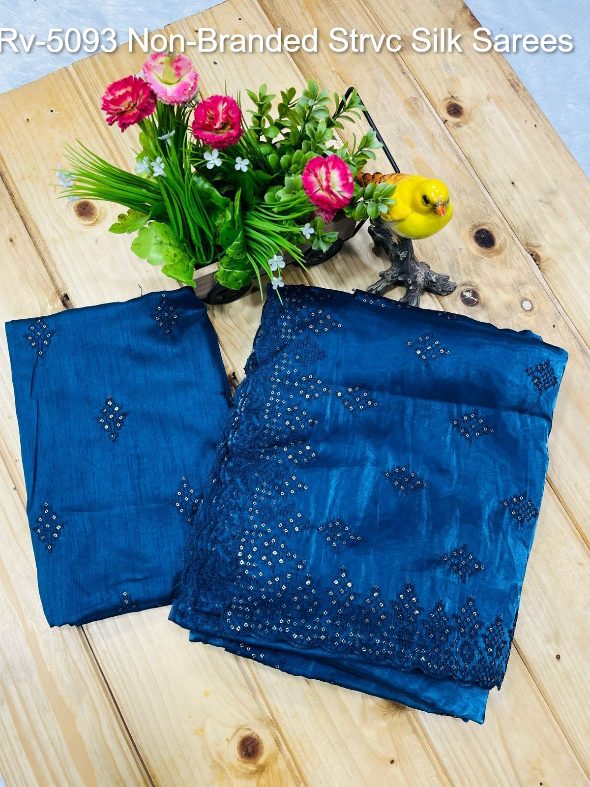 Rv-5093 Non-Branded Strvc Silk Sarees