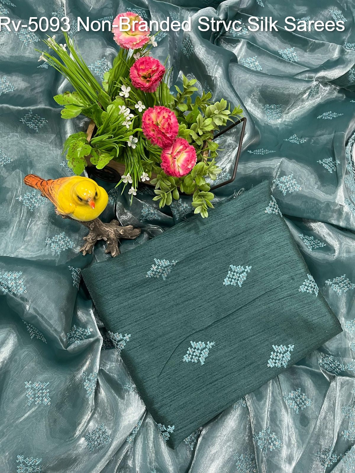 Rv-5093 Non-Branded Strvc Silk Sarees