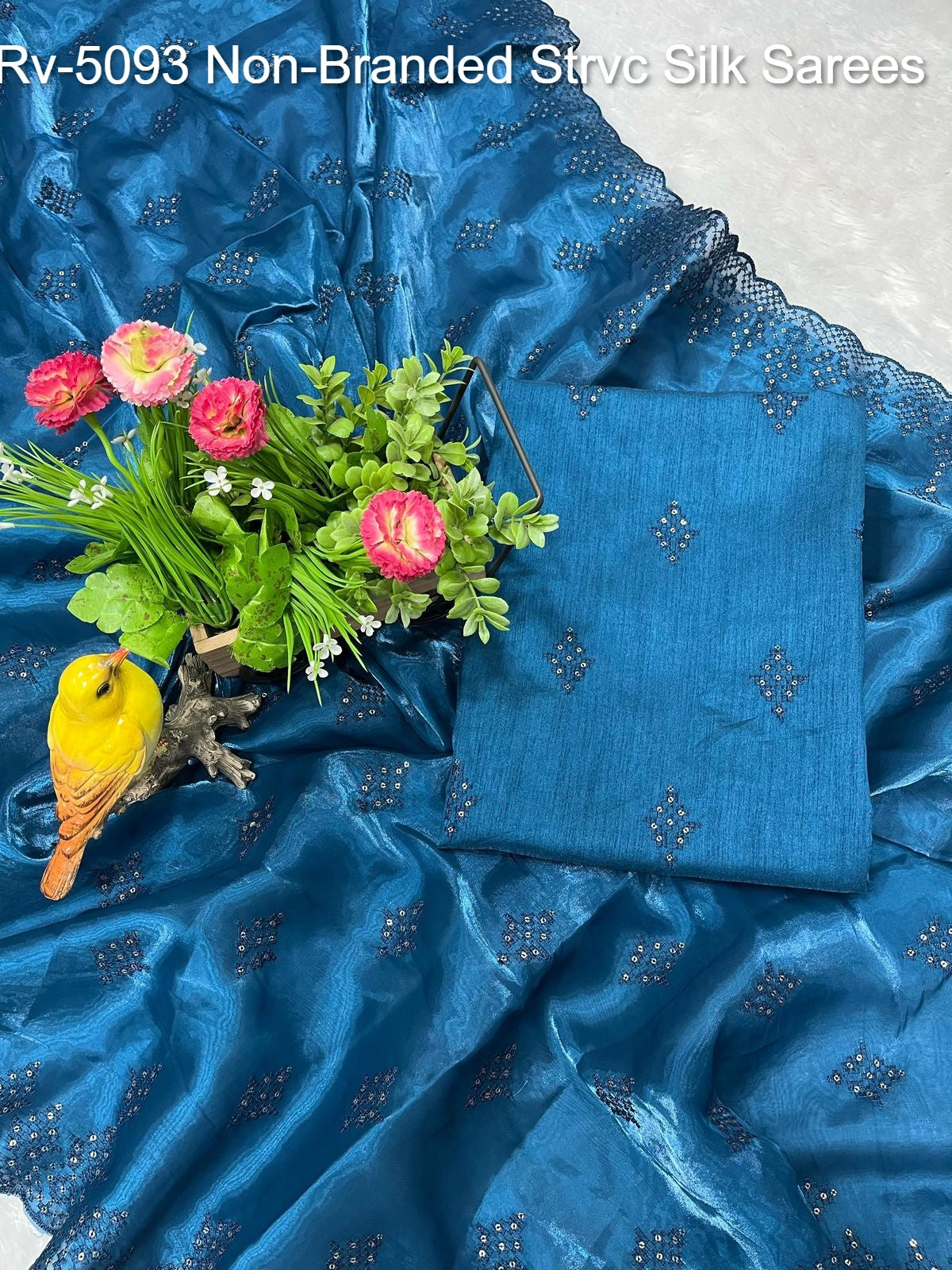 Rv-5093 Non-Branded Strvc Silk Sarees