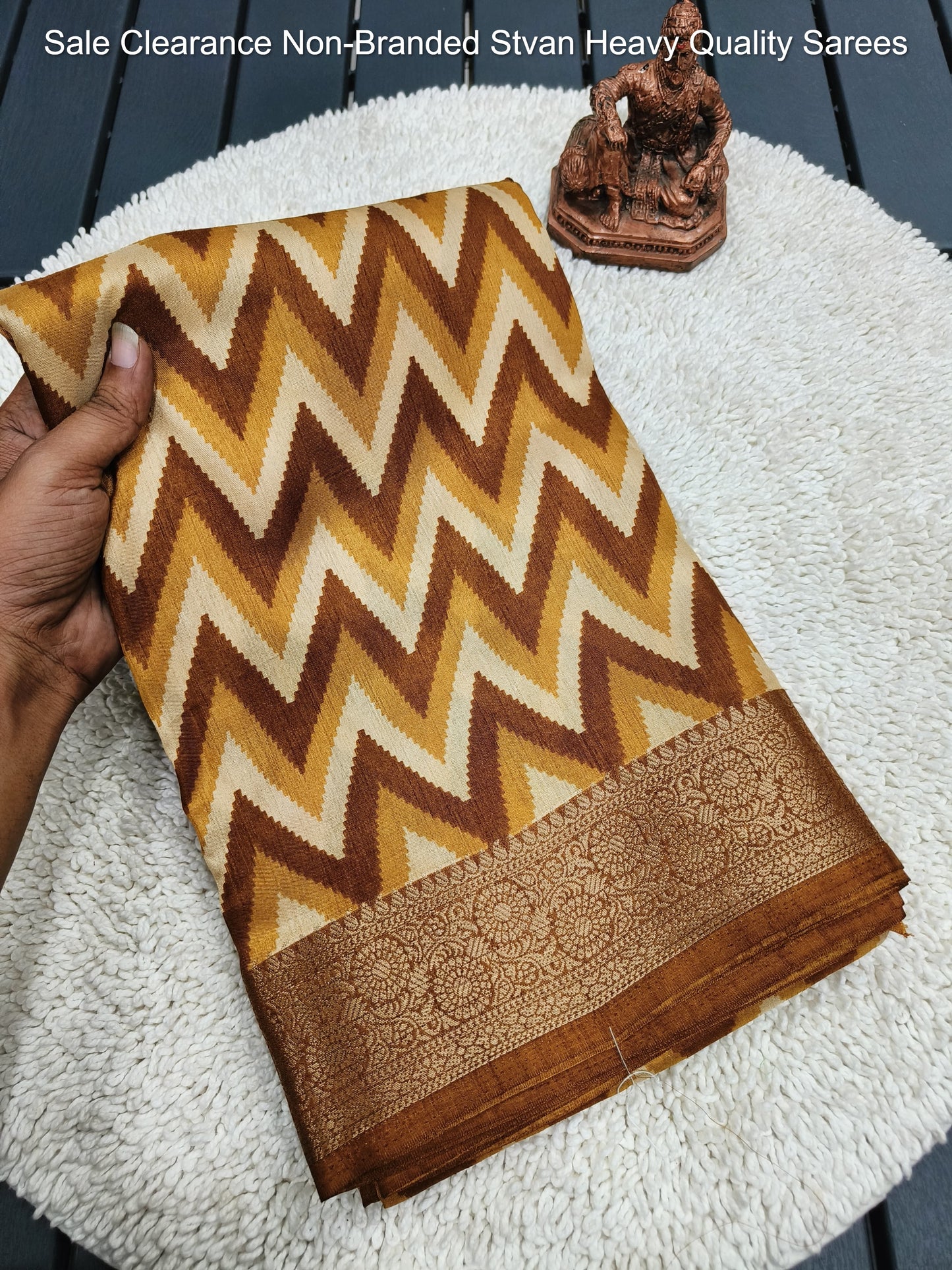 Sale Clearance Non-Branded Stvan Heavy Quality Sarees