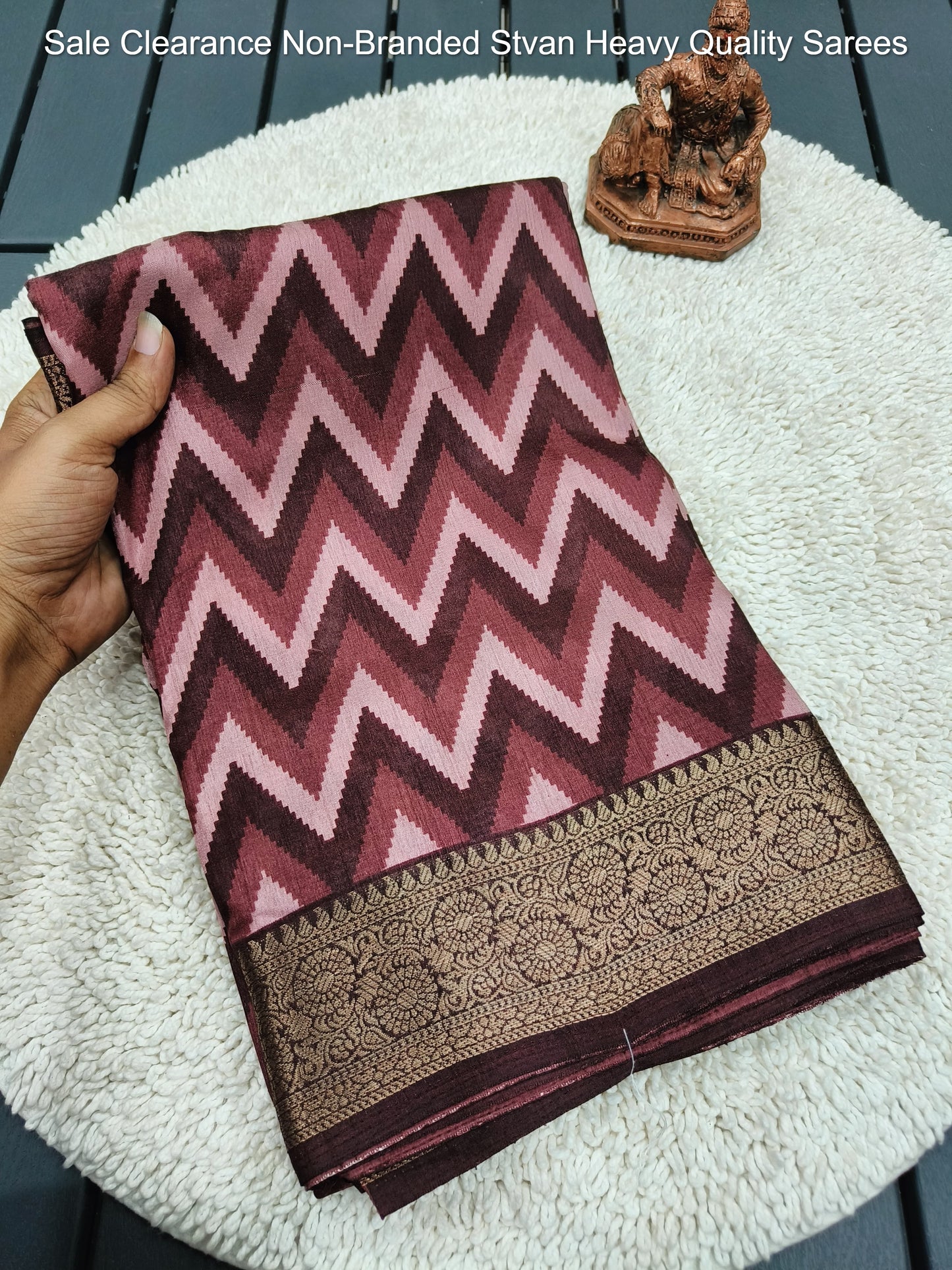 Sale Clearance Non-Branded Stvan Heavy Quality Sarees