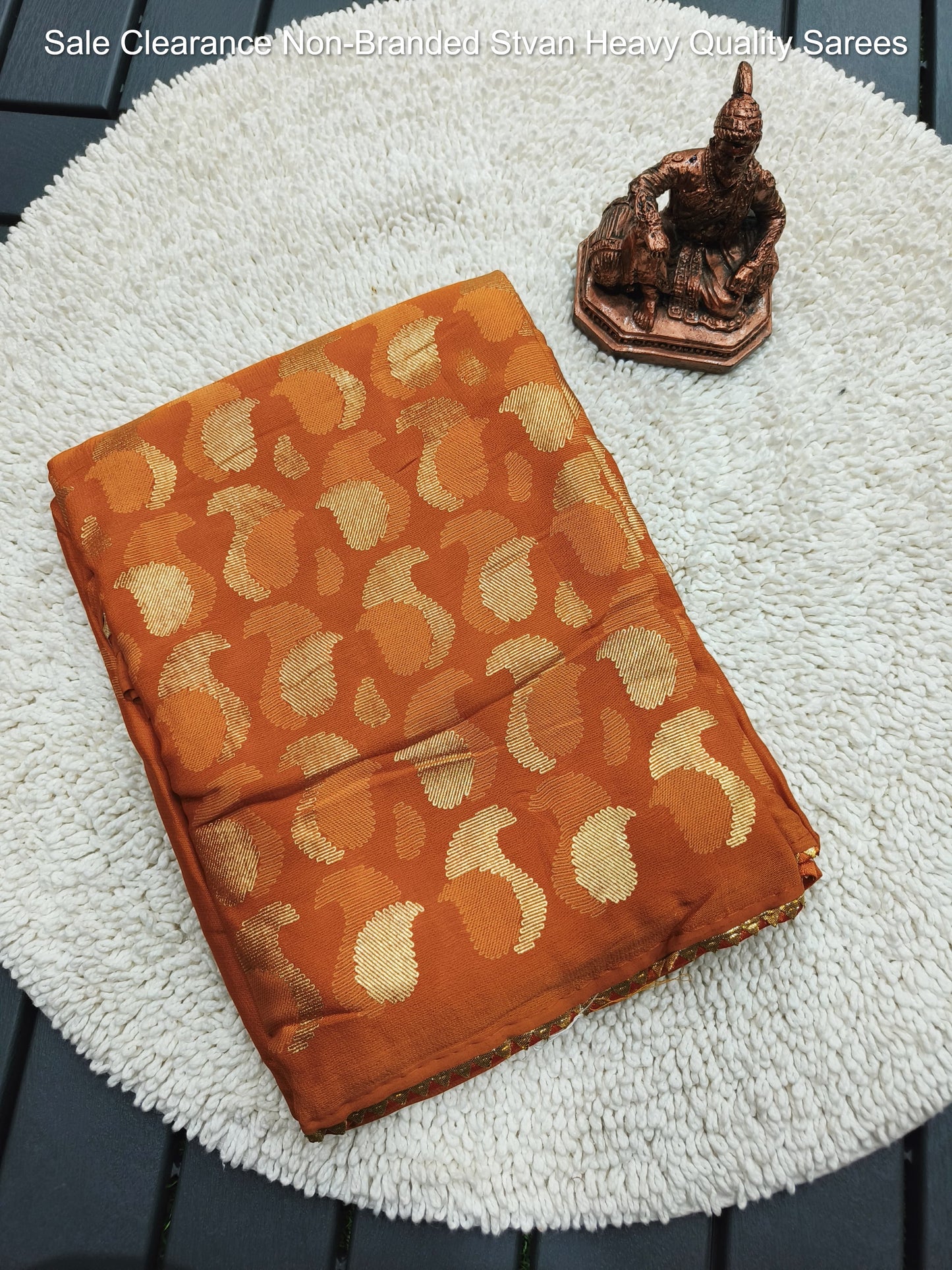 Sale Clearance Non-Branded Stvan Heavy Quality Sarees