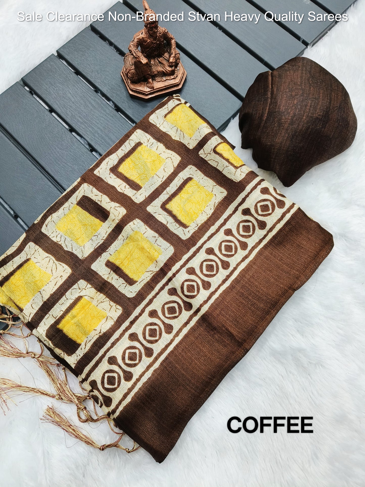 Sale Clearance Non-Branded Stvan Heavy Quality Sarees