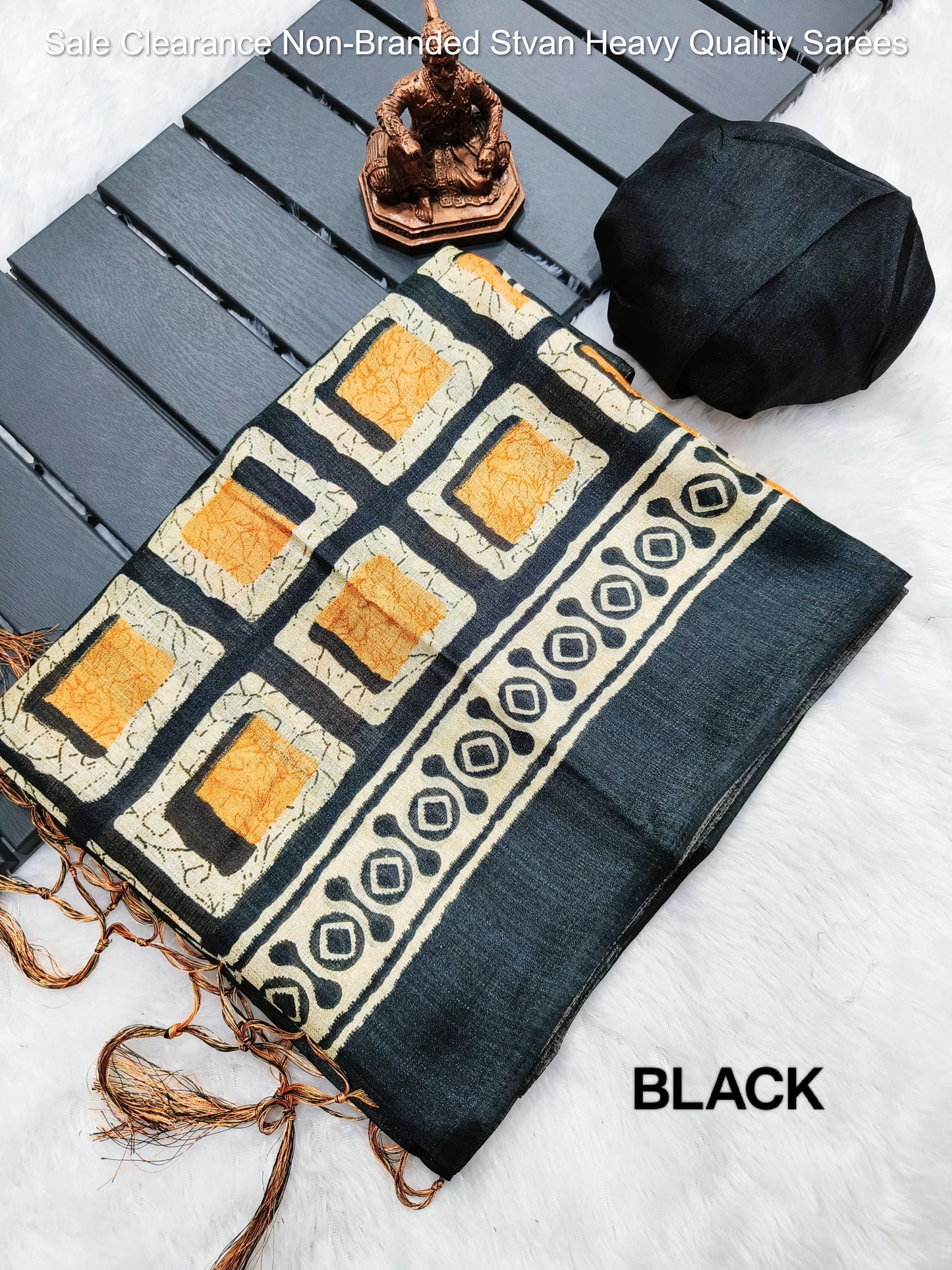 Sale Clearance Non-Branded Stvan Heavy Quality Sarees