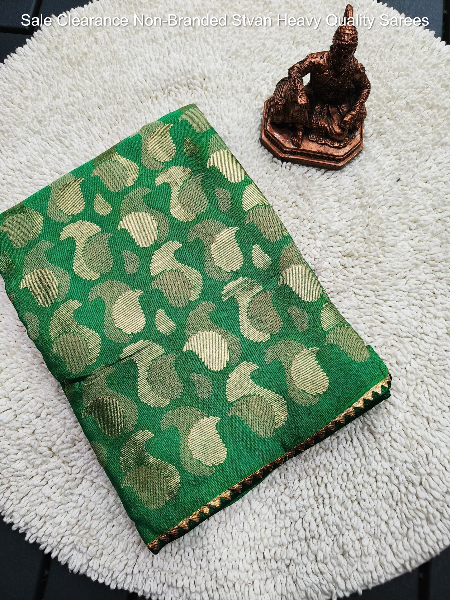 Sale Clearance Non-Branded Stvan Heavy Quality Sarees