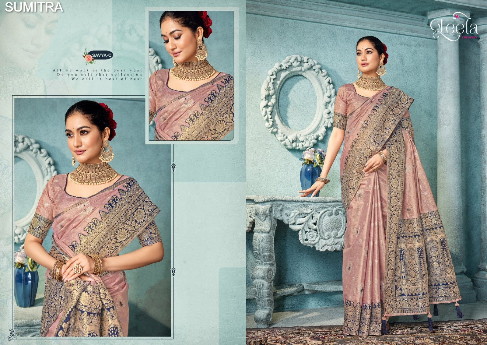 Savya-C Leela Sumitra Dyed Sarees