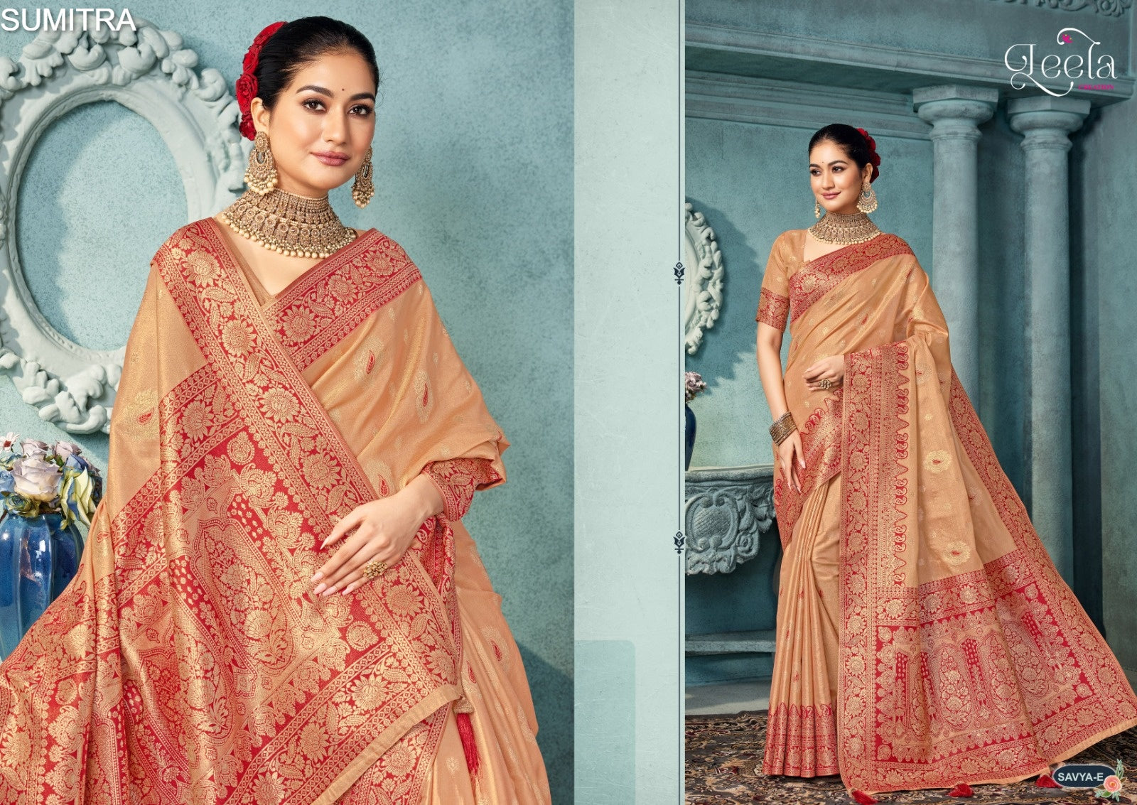 Savya-E Leela Sumitra Dyed Sarees