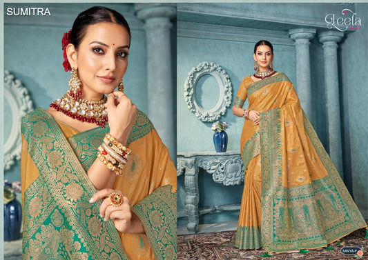 Savya-F Leela Sumitra Dyed Sarees