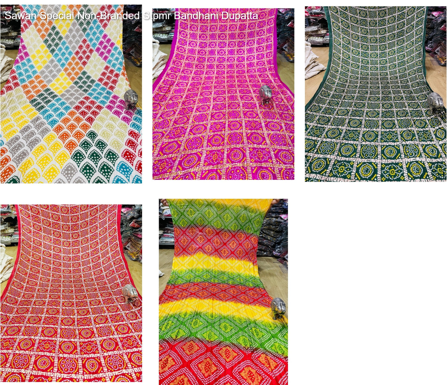 Sawan Special Non-Branded Stpmr Bandhani Dupatta